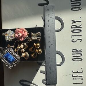 Trifari Gold and Silver Earrings